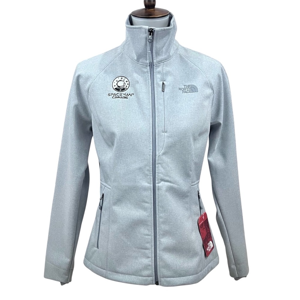 NWT The North Face Apex Barrier Soft Shell Rain Jacket Windproof Waterproof Grey